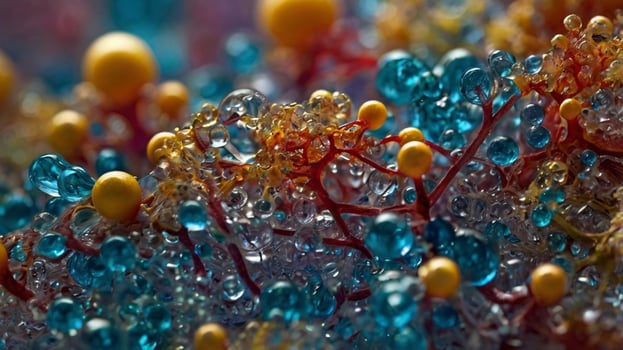 spora cell microscopic detailed photo