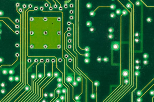 Green Circuit Board Pattern photo