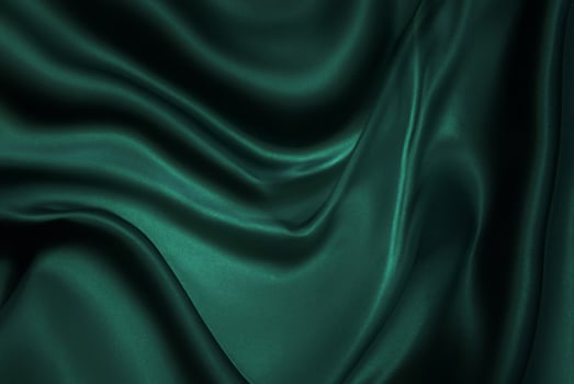 Emerald Green Silk Fabric Texture Background Pattern photo