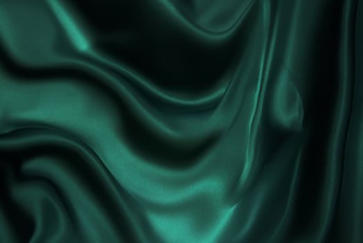 Emerald Green Silk Fabric Texture, Elegant Background Pattern photo