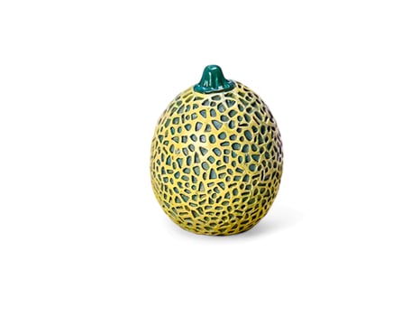 miniature melon on a white background photo