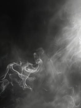 smoke on a black background photo