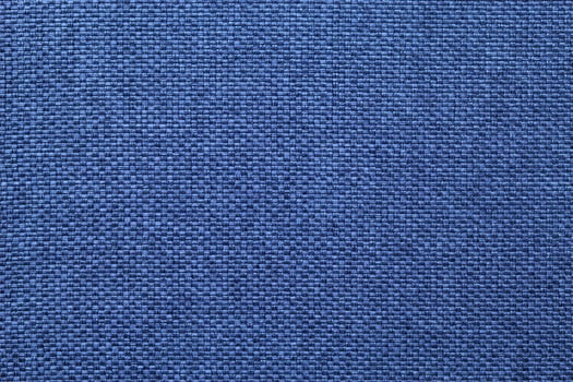 blue linen cloth as background, natural fabric texture photo