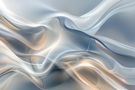 Elegant digital illustration of flowing satin fabric in soft neutral colors for a luxurious background photo