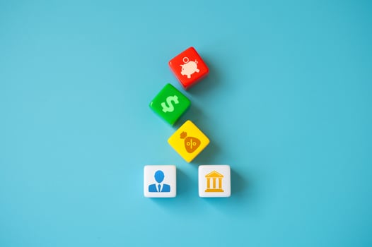 The bank provides the client with a variety of services. Deposits, loans and savings. photo