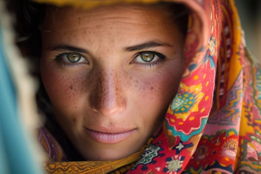 Cultured Berber female. Generate Ai photo