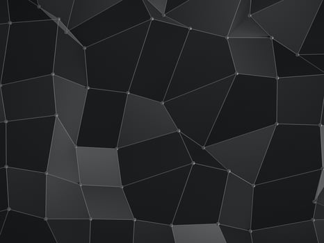 Futuristic, High Tech, dark background, with network lines conveying a connectivity concept. photo