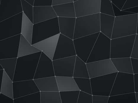 Futuristic, High Tech, dark background, with network lines conveying a connectivity concept. photo