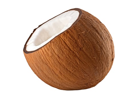 Coconut, Isolated on White photo