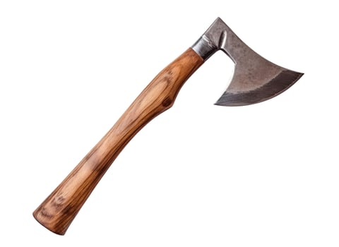 Wooden Axe, Isolated on White photo