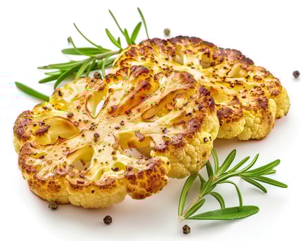 cauliflower with rosemary and spices photo