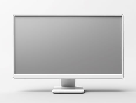 Blank computer display with luxury background for mockup generate photo