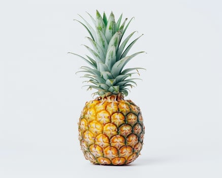 a pineapple is shown on a white background photo