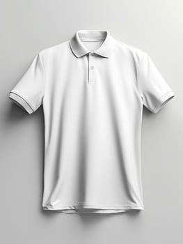 Hanging Polo tshirt with luxury background for mockup photo