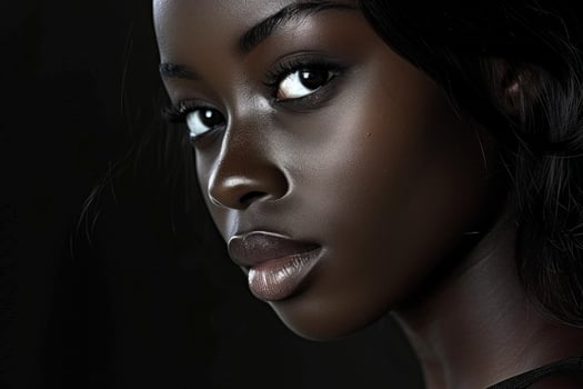 Vibrant Black female. Generate Ai photo