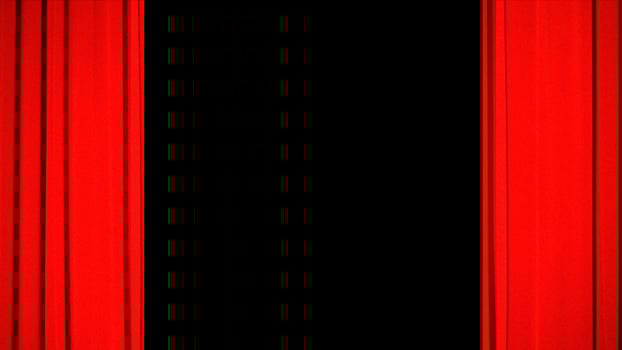 open red curtain background photo