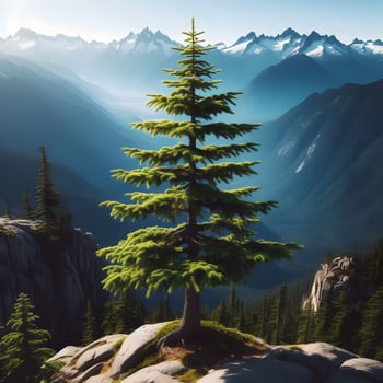 sunrise in the mountains photo