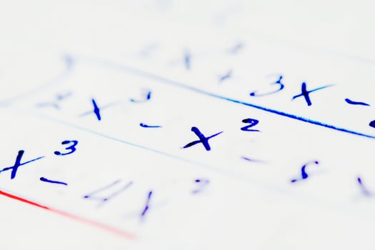 Math concept. formula photo