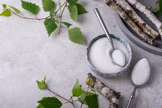 Xylitol or birch sugar for diabetics photo