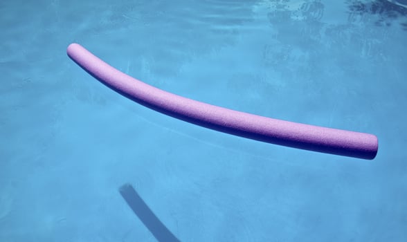 Pool Noodle closeup photo