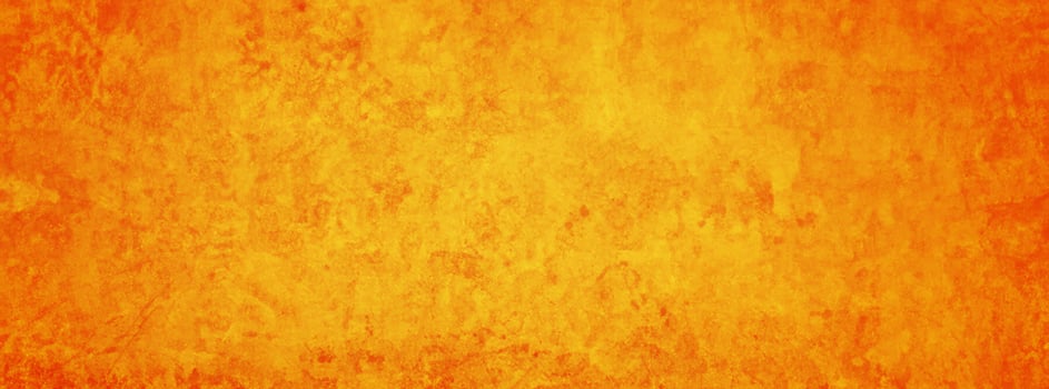 Vibrant Yellow and Orange Cement Texture Wall Banner Against Summer Background photo