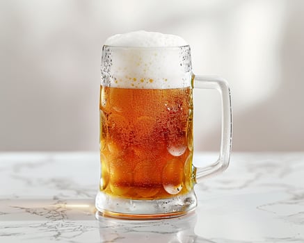 a glass of beer photo