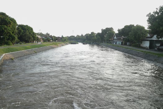 Water body of a river photo