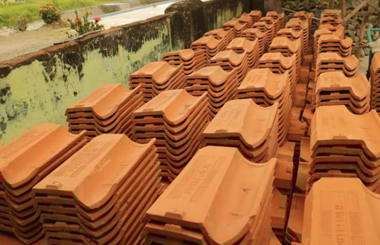 A group of roof tile for hose renovation photo