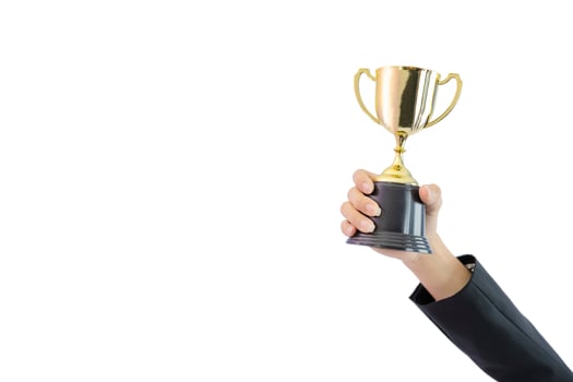 Champion golden trophy photo