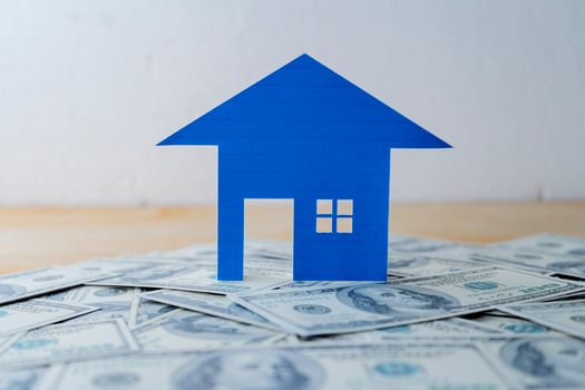 House model grown on dollars photo