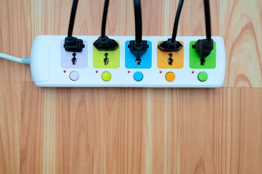Electricity usage concept photo