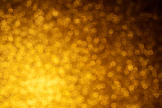 Christmas and Happy new year on blurred bokeh with snowfall banner background photo