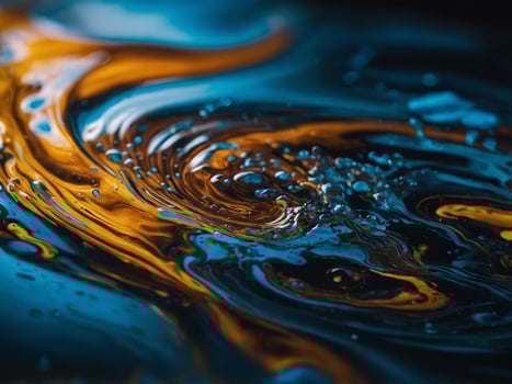 Fluid art capturing the dynamic beauty of liquid forms. photo