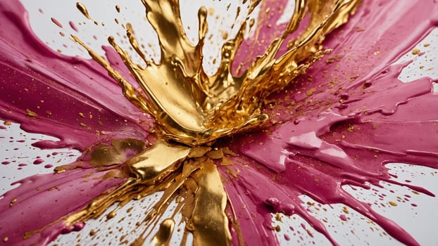 colors nostalgic vintage glitter golden splash watercolor pink Abstract art background beautiful beauty blurry bright brush colours cosmetic blotting decoration design draw drawing. photo