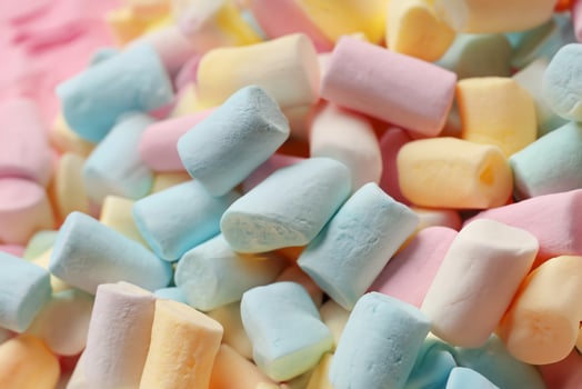 Close-Up Shot of Marshmallow Texture for Background Use photo