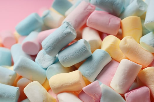 Candy-Colored Marshmallow Texture Background photo