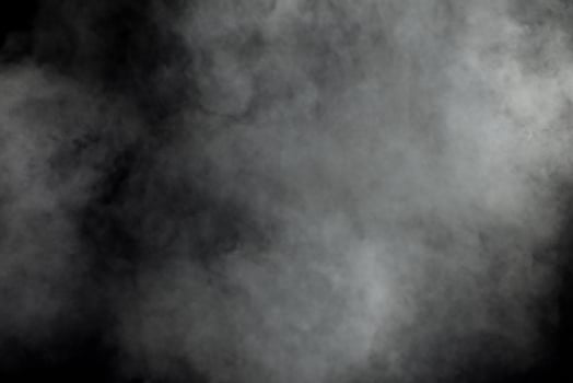 White Powder Explosion in Freeze Motion on Black Background photo