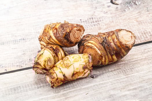 Natural organic raw ginger root photo