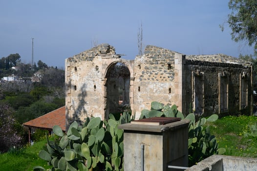 remains of an old church in an old village in Northern Cyprus 3 photo