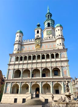The Museum of the History of Poznan in Poland on the old Market Square photo