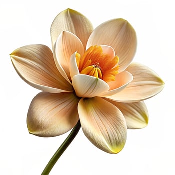 Realistic High Quality Beautiful Flower Isolated photo
