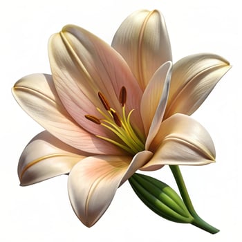 Realistic High Quality Beautiful Flower Isolated photo