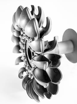 Pelton Water Turbine Renewable energy photo