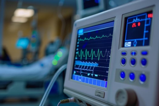 Intensive care unit monitoring equipment photo