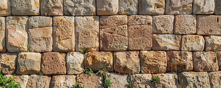 Close Up View of 18th Century Castle Wall photo