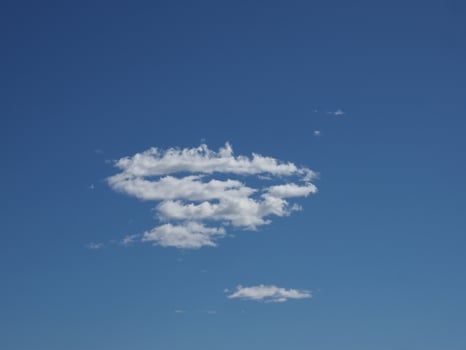 blue sky with clouds background photo