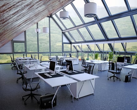modern office interior. photo