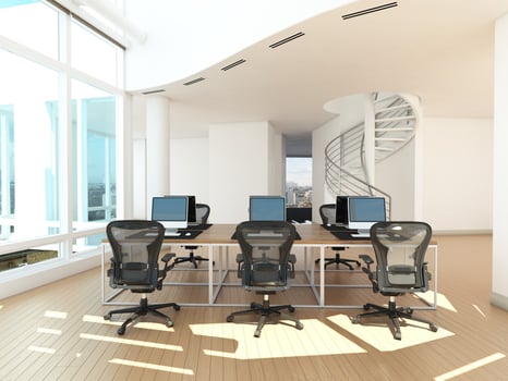 modern office interior. photo