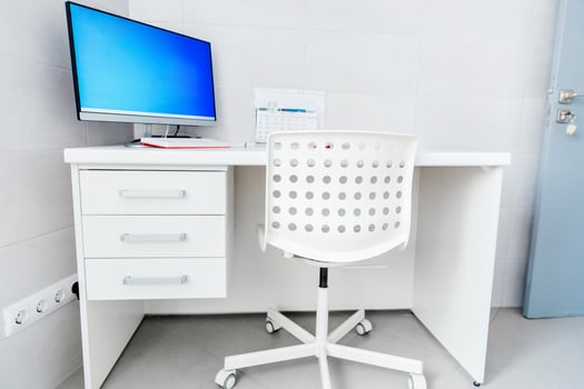 Modern Clean Dentist Office Workspace photo