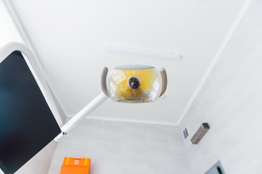 Dental Procedure Lamp. Horizontal photo